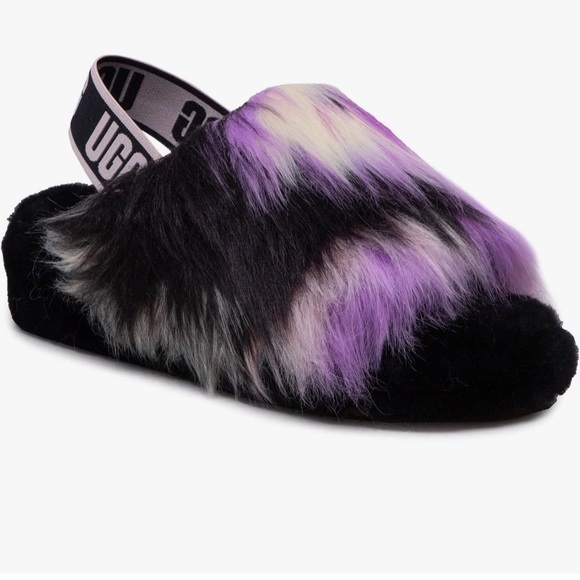 TIE DYE FLUFF SLIDE - Picture 2 of 5